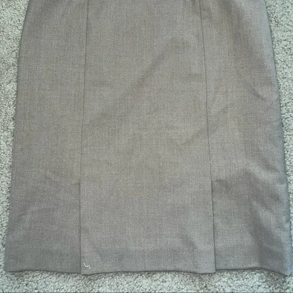 Light Brown / Gray Dress Skirt size 2 - Picture 10 of 11
